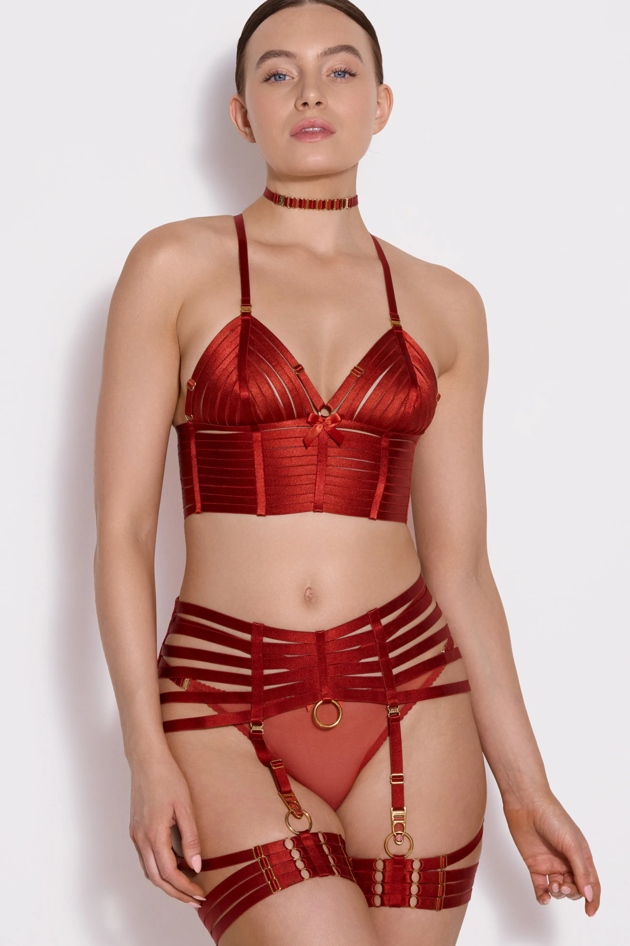 Bordelle Bondage-Belle Crop Top | Bras