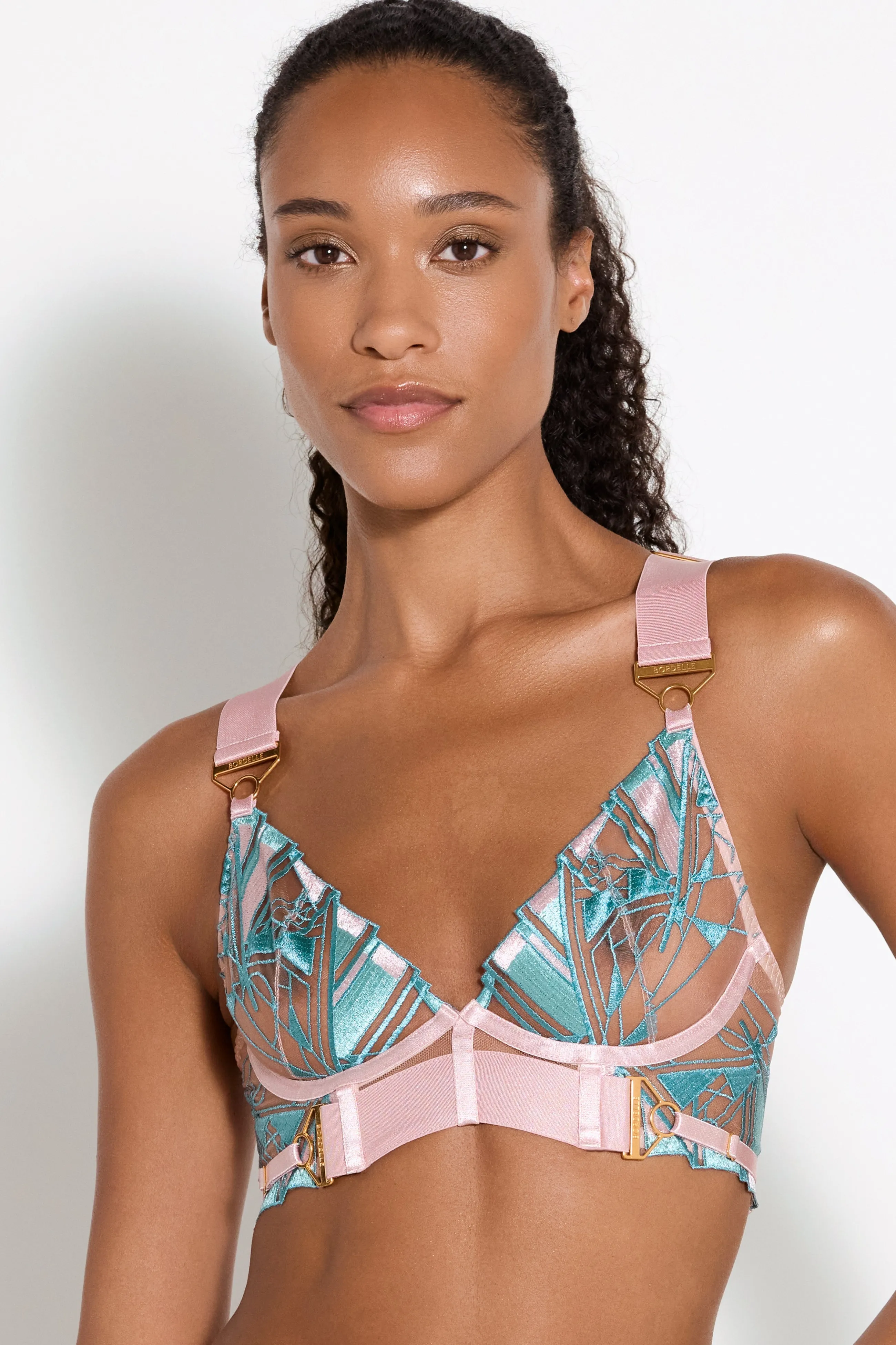 Bordelle Cubism Longline Bodice Bra | Lace | Bras