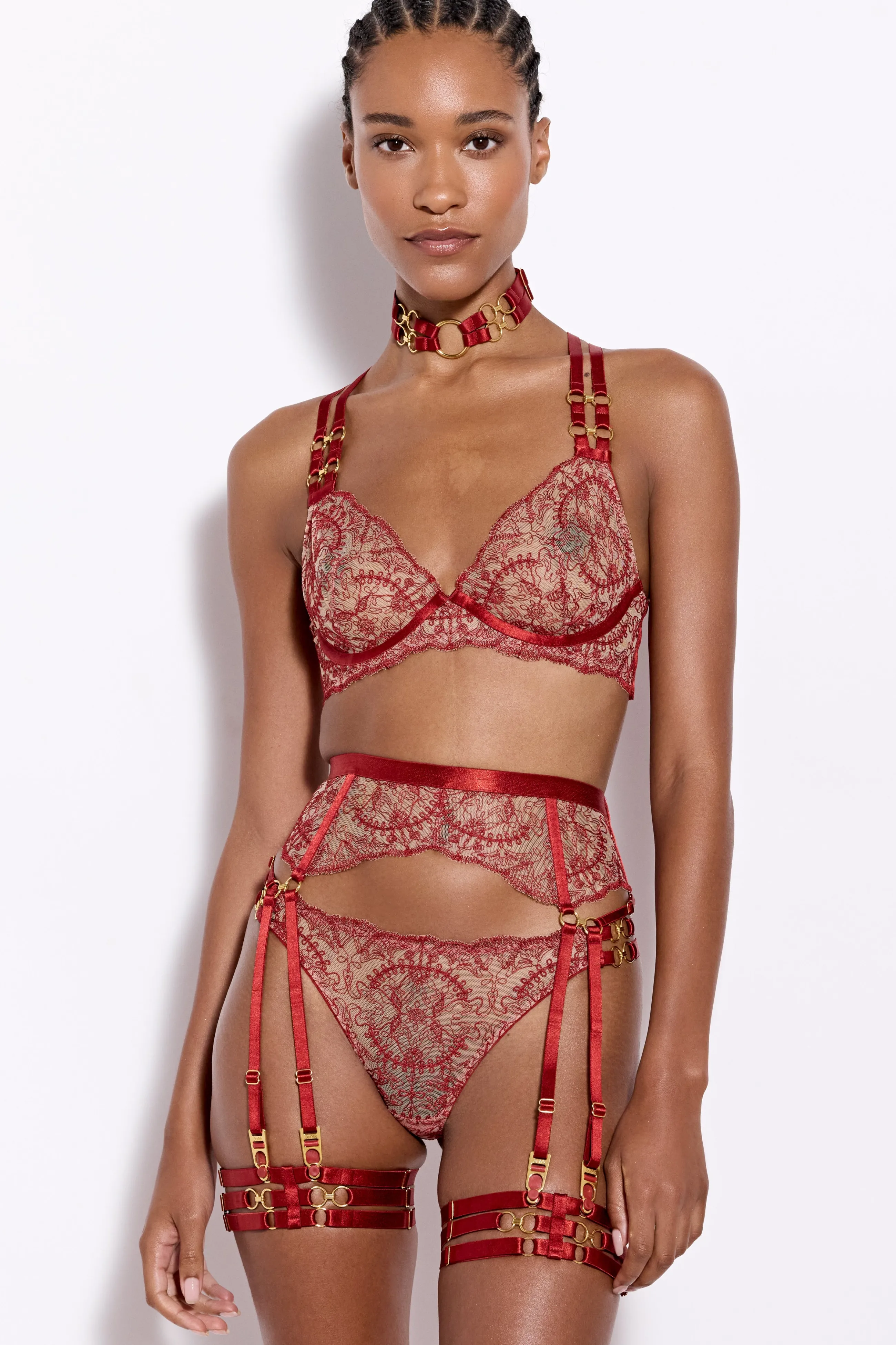 Bordelle Cymatic Plunge Wire Bra | Lace | Bras