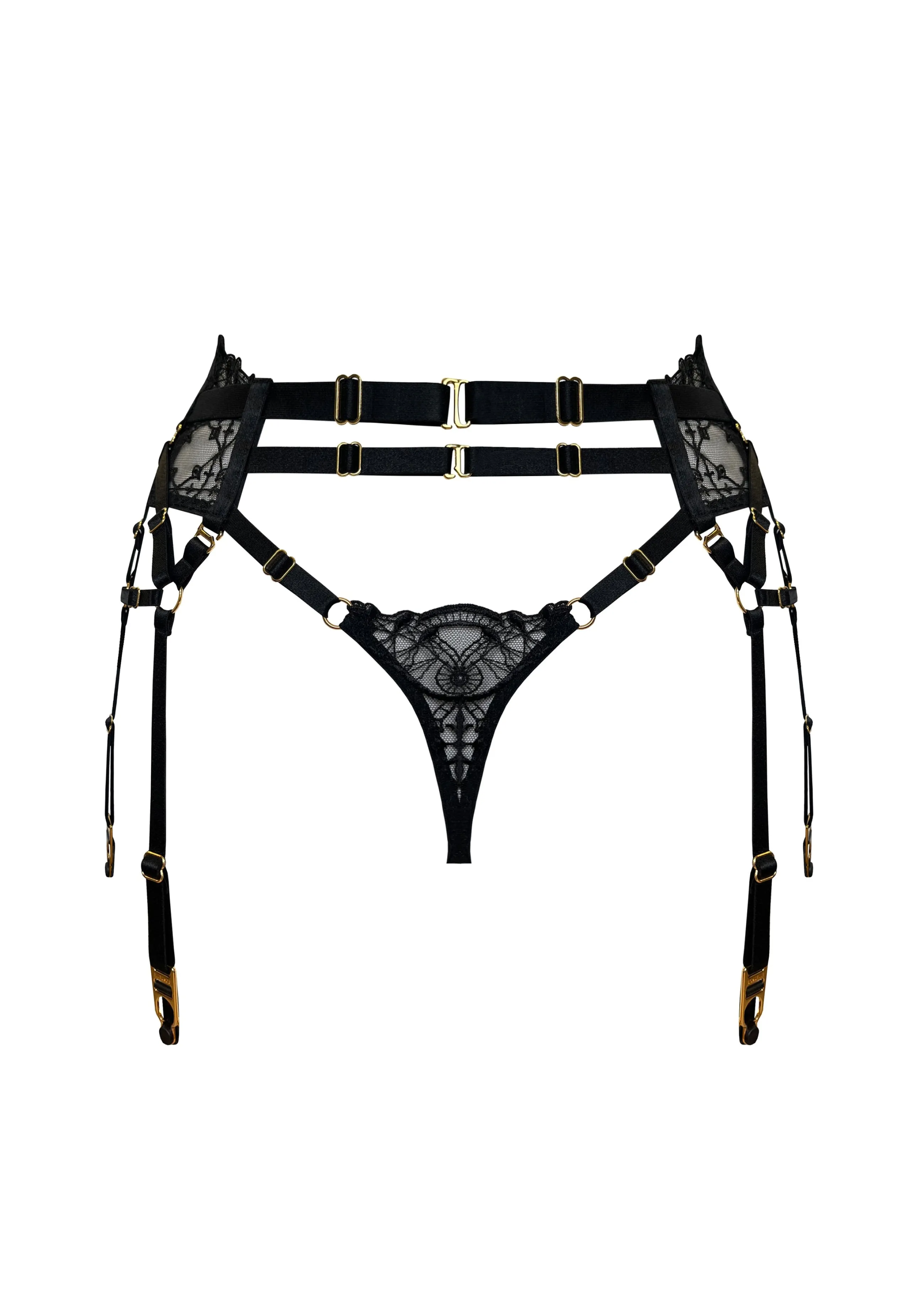 mari_high_waist_thong_9.webp Bordelle Mari High Waist Thong | Lace | Thongs