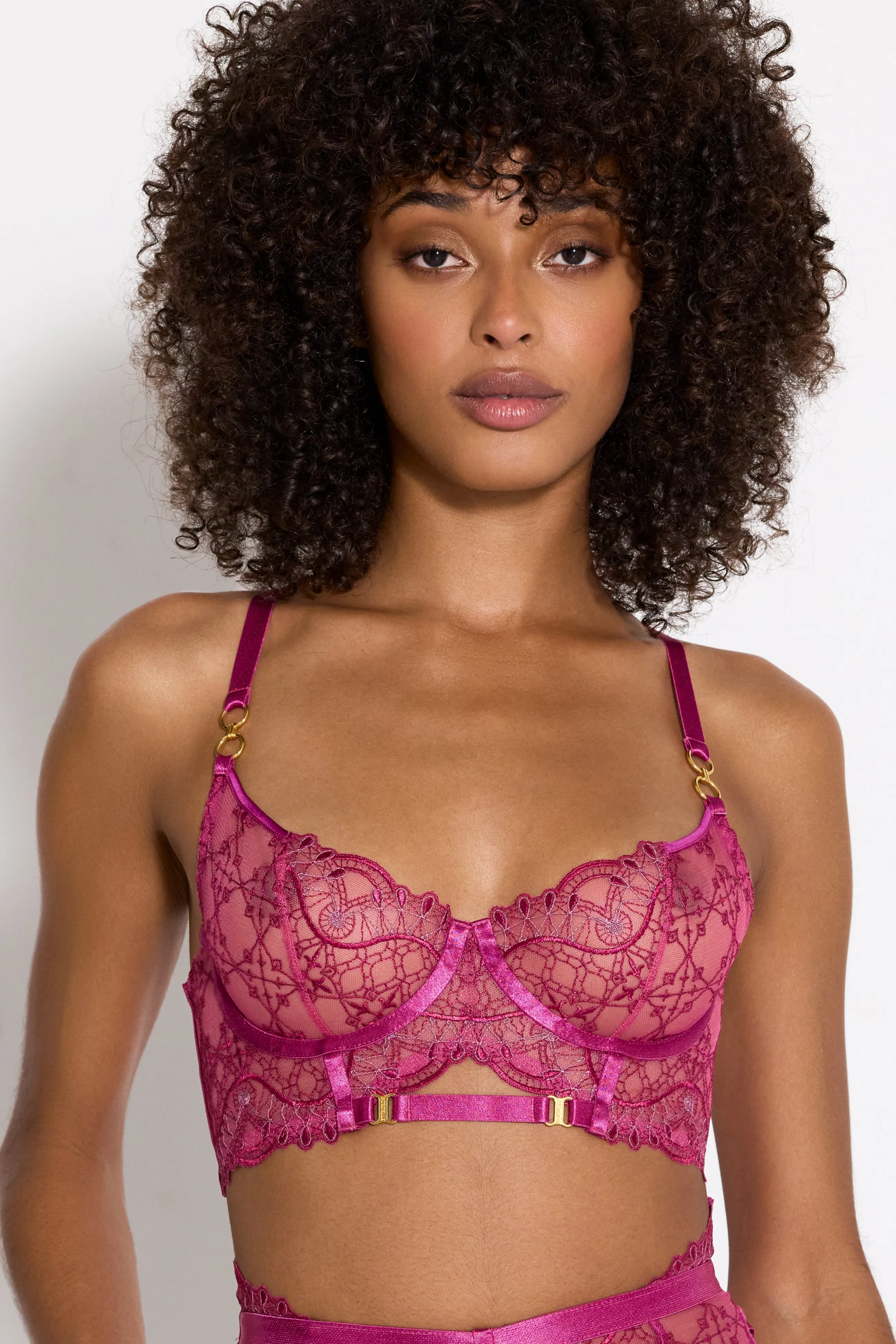 Bordelle Mari Longline Bodice Bra | Lace | Bras