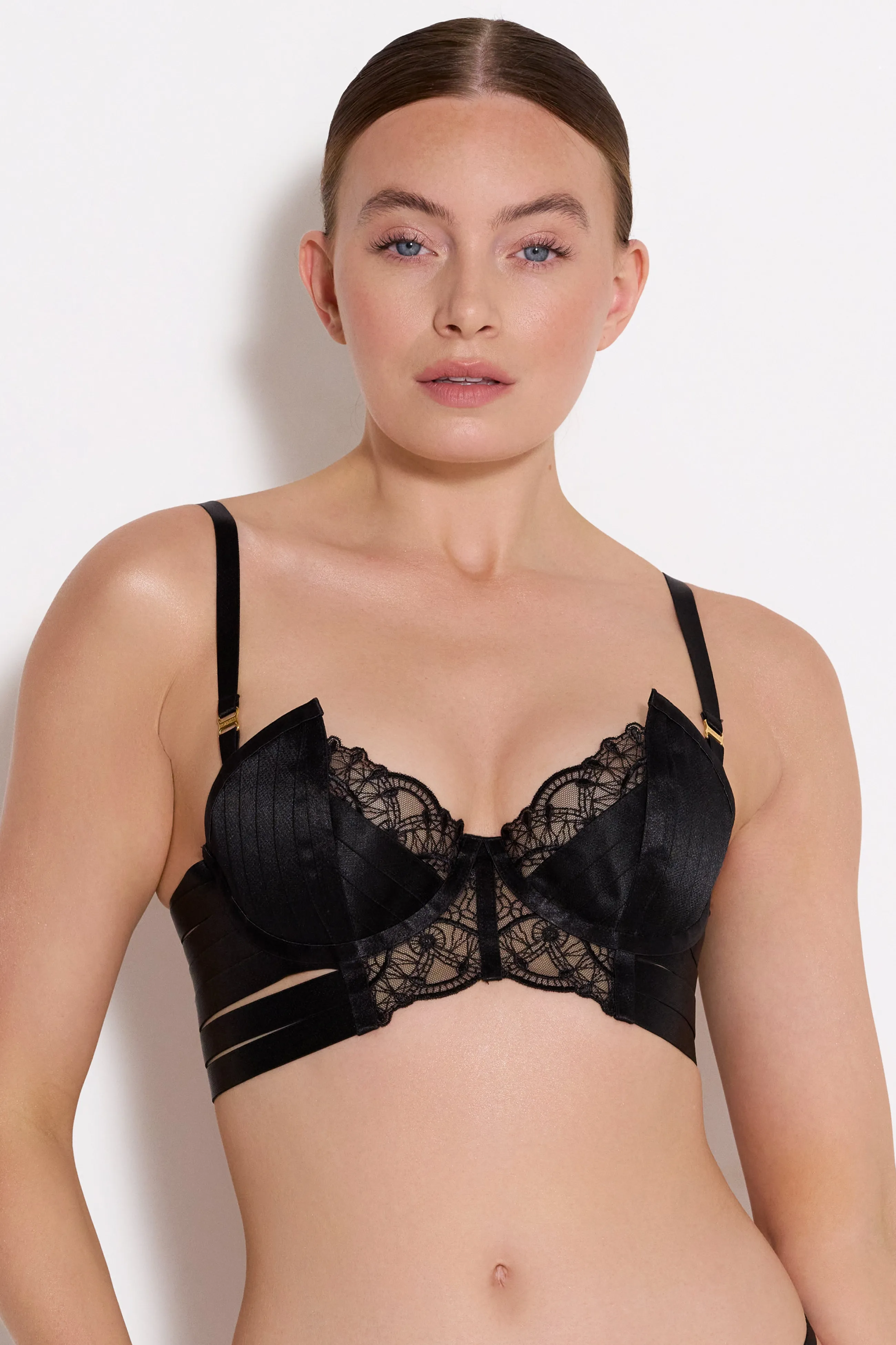 Bordelle Mari Panelled Bodice Bra | Lace | Bras