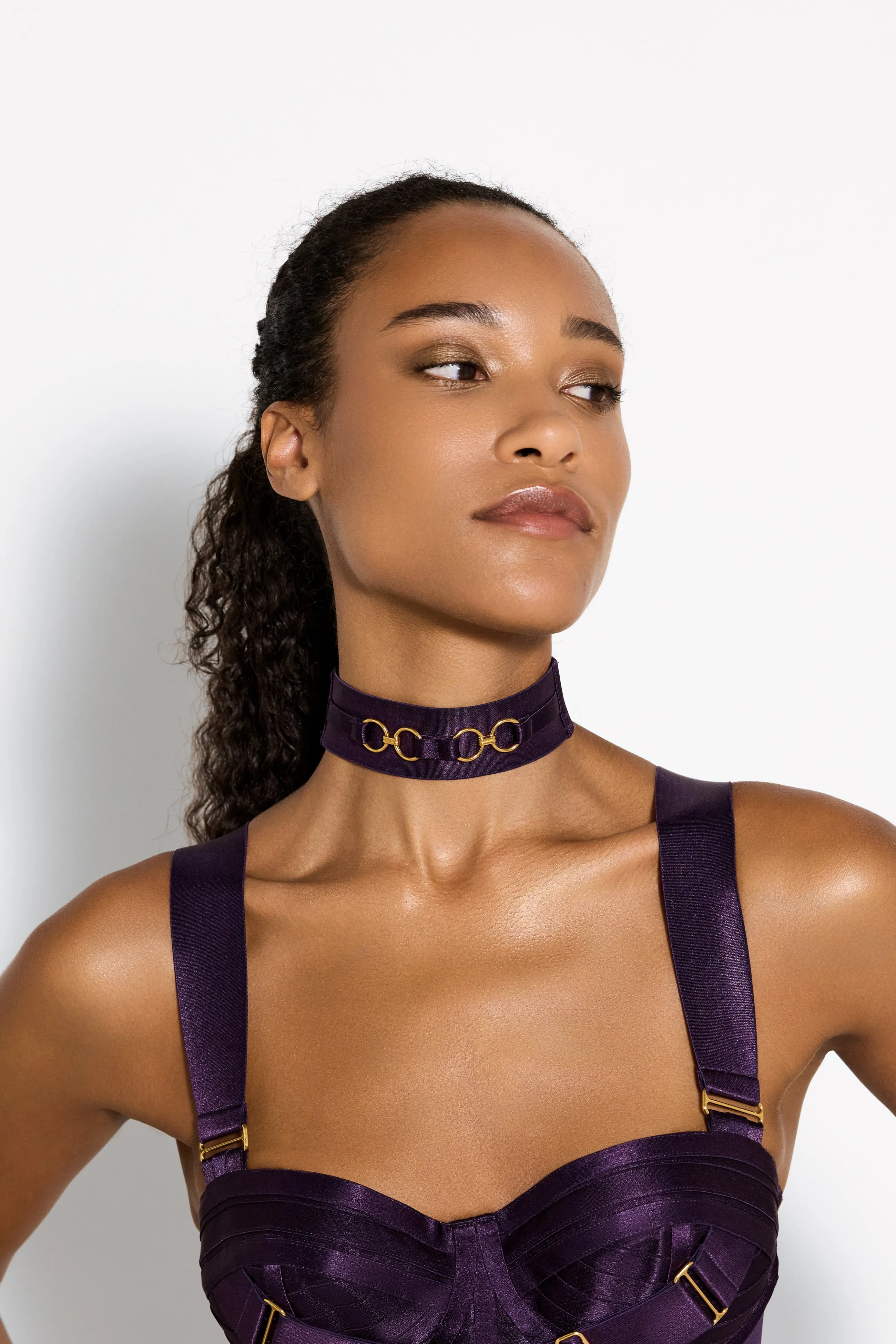 Bordelle Retta Wide Strap Collar | Accessories