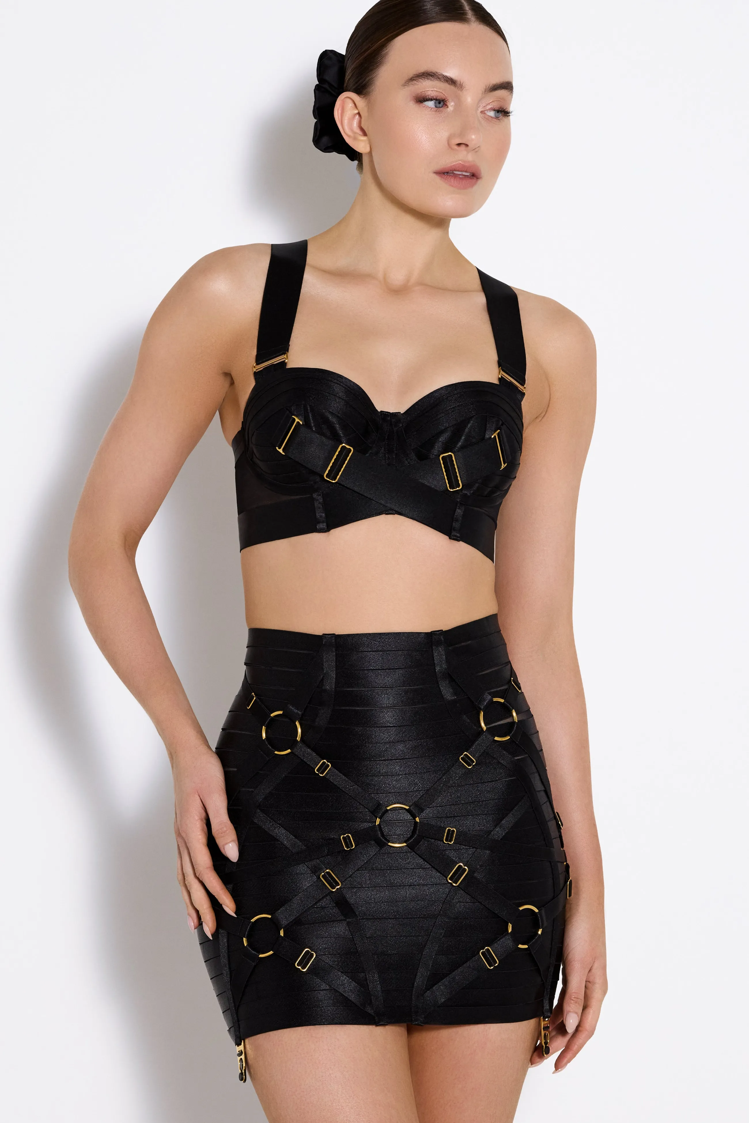 Bordelle Signature Harness Waspie | Skirts | Bodywear