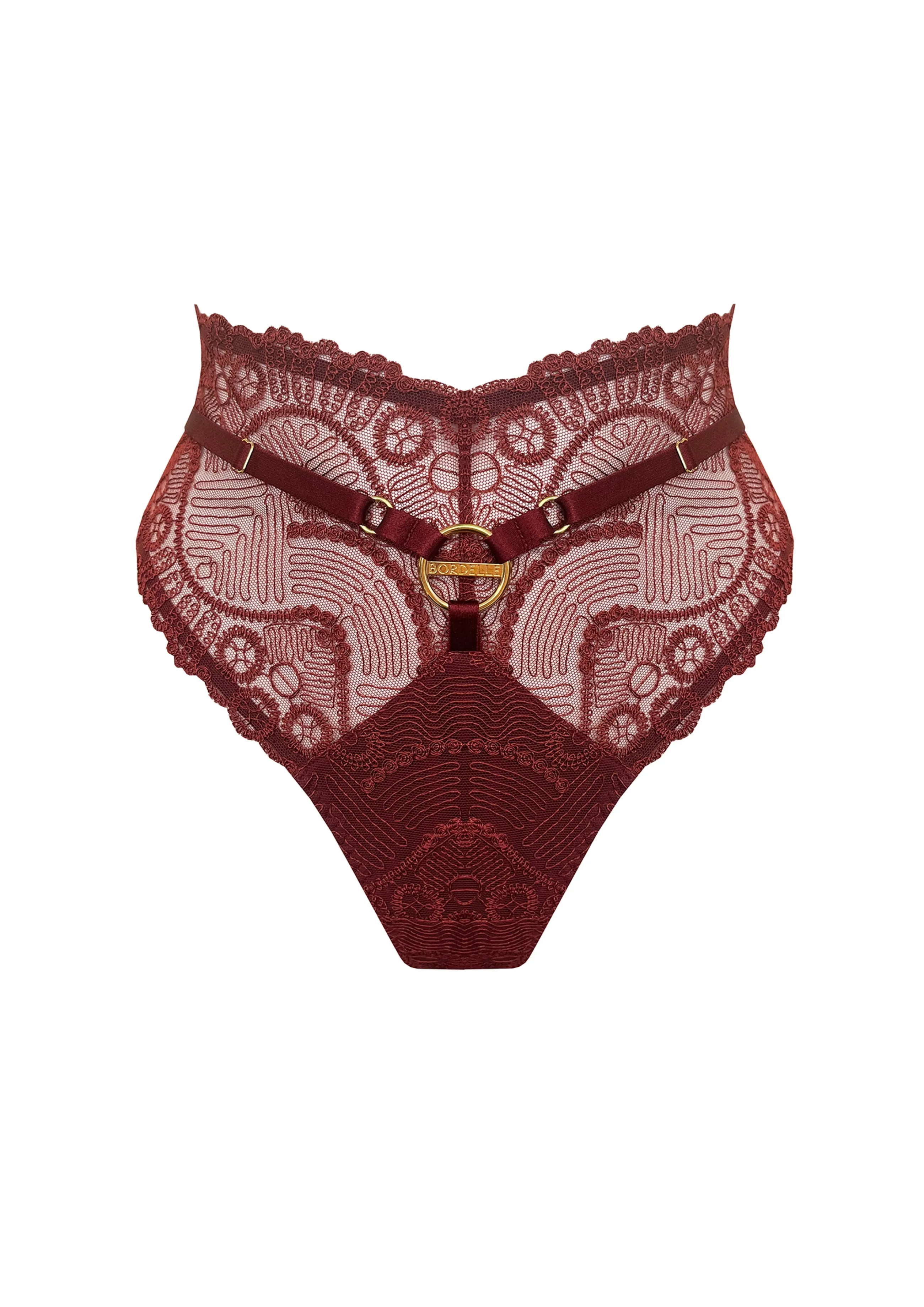 tierra_high_waist_thong_5-2.webp Bordelle Tierra High Waist Thong | Lace | Thongs